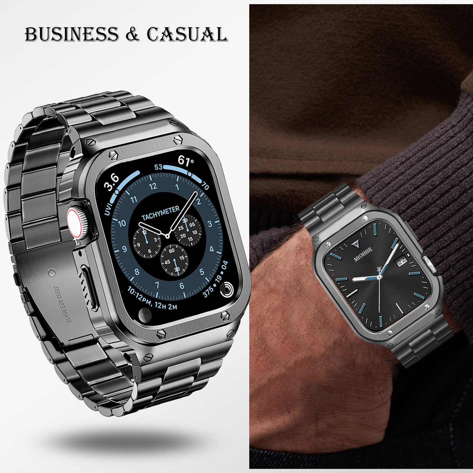 Foto 4 | Correas con Funda Miohhr para Apple Watch-Venta Internacional