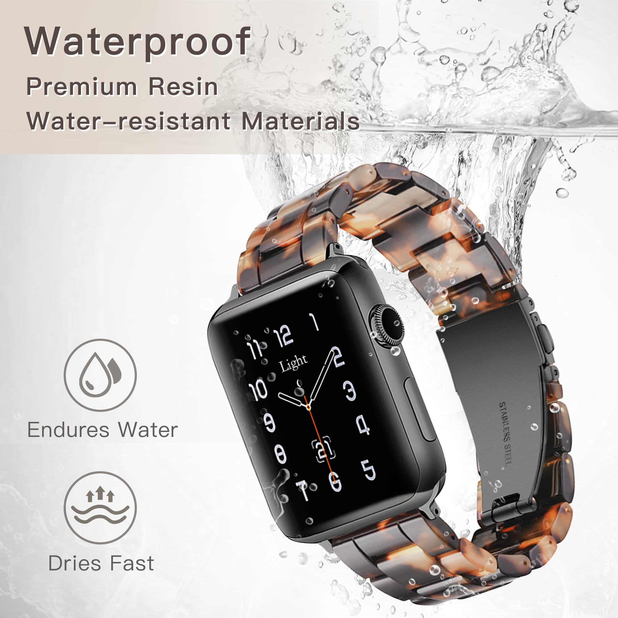 Foto 8 pulgar | Correa de Reloj Light House Fashion de Resina para Apple Watch de 38 a 42 mm - Venta Internacional