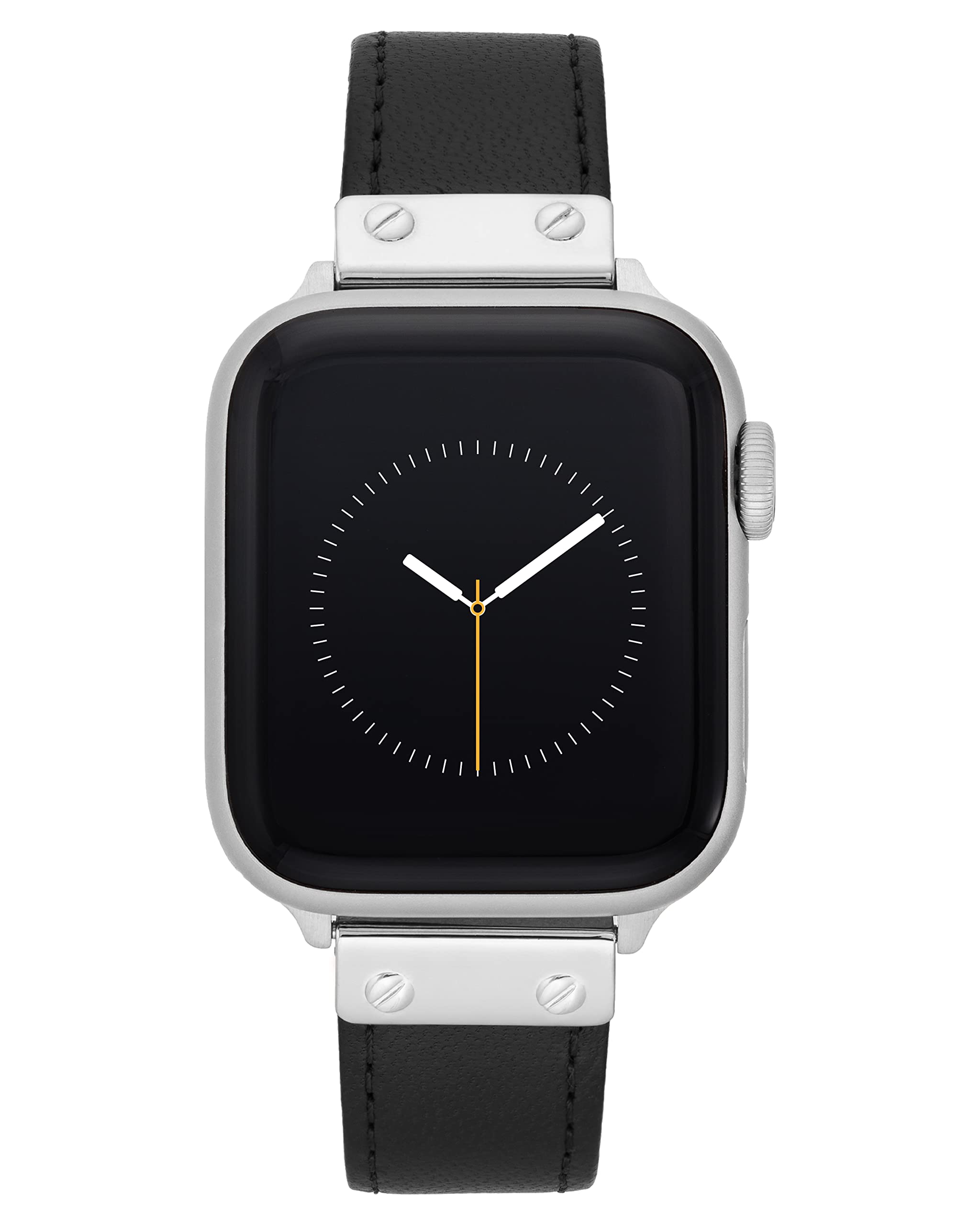 Foto 2 pulgar | Correa de Piel Anne Klein para Apple Watch Negro - Venta Internacional