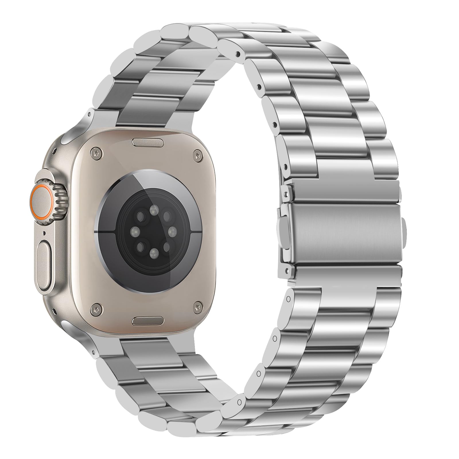 Foto 3 | Correa de Reloj Tasikar de Acero Inoxidable 49 mm - Venta Internacional