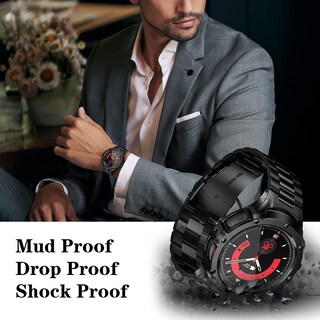 Foto 2 | Correa De Reloj Suplink De Acero Inoxidable Para Samsung Galaxy 5 Pro - Venta Internacional.