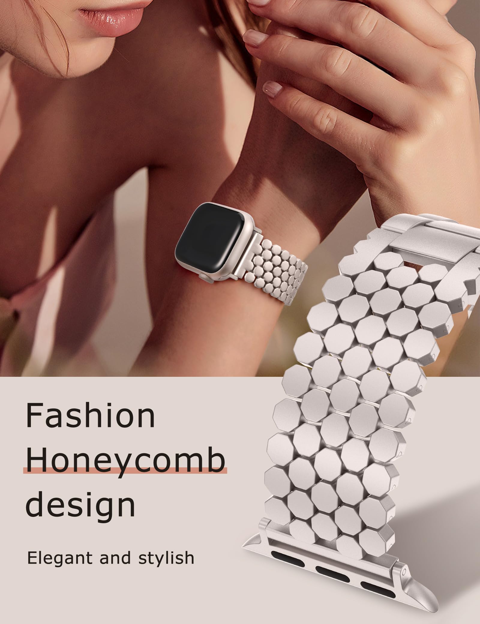 Foto 5 | Correa de Reloj Minyee para Apple - Venta Internacional