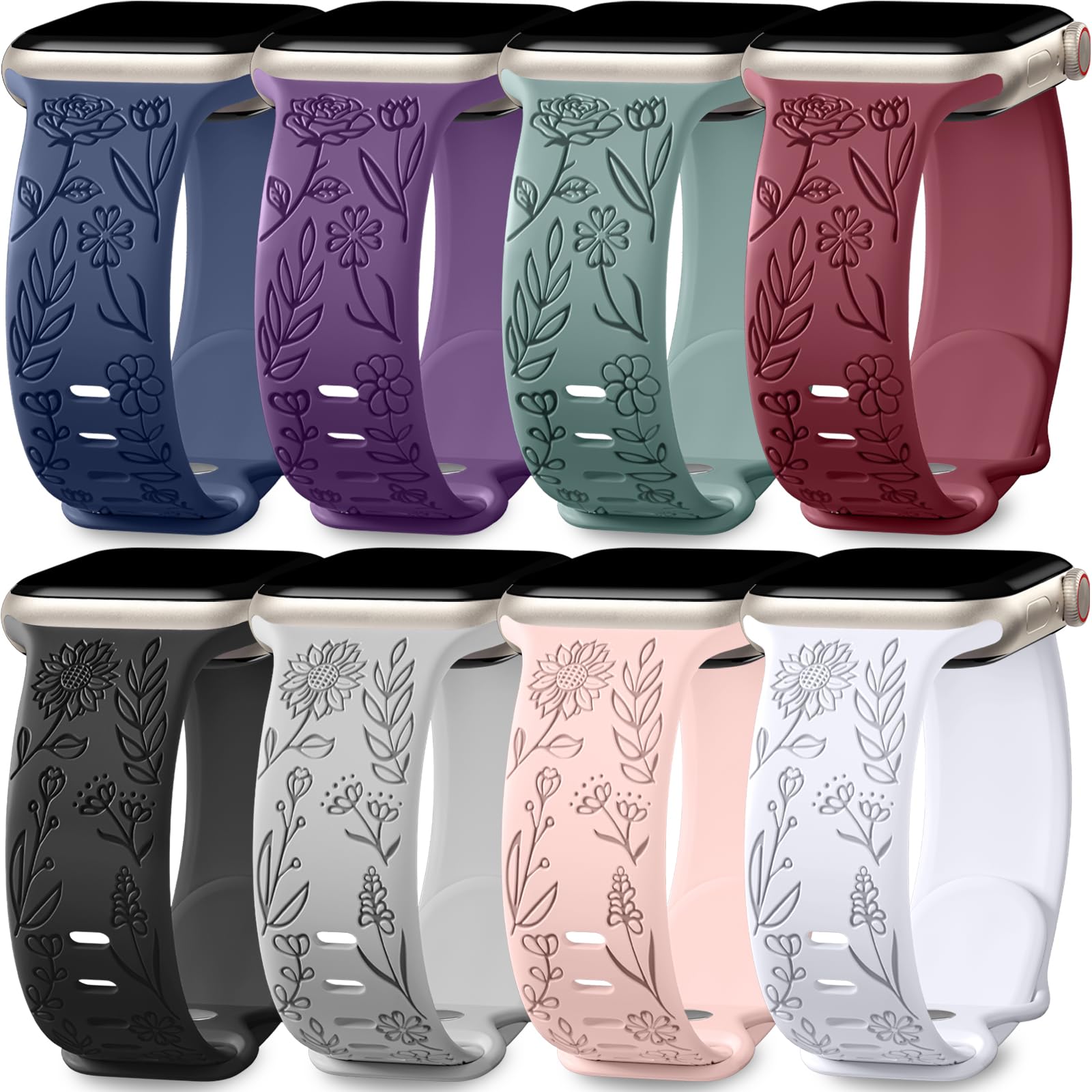 Foto 2 pulgar | Las Correas De Reloj Son Fácilmente Compatibles Con El Apple Watch De 40 Mm A 49 Mm. - Venta Internacional.
