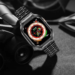 Foto 5 | Watch Band + Funda De Acero Inoxidable Miohhr Para Apple Watch - Venta Internacional.