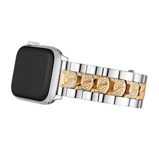 Foto 4 | Correa de Reloj Michael Kors de Acero Inoxidable Bicolor 38 40 mm - Venta Internacional