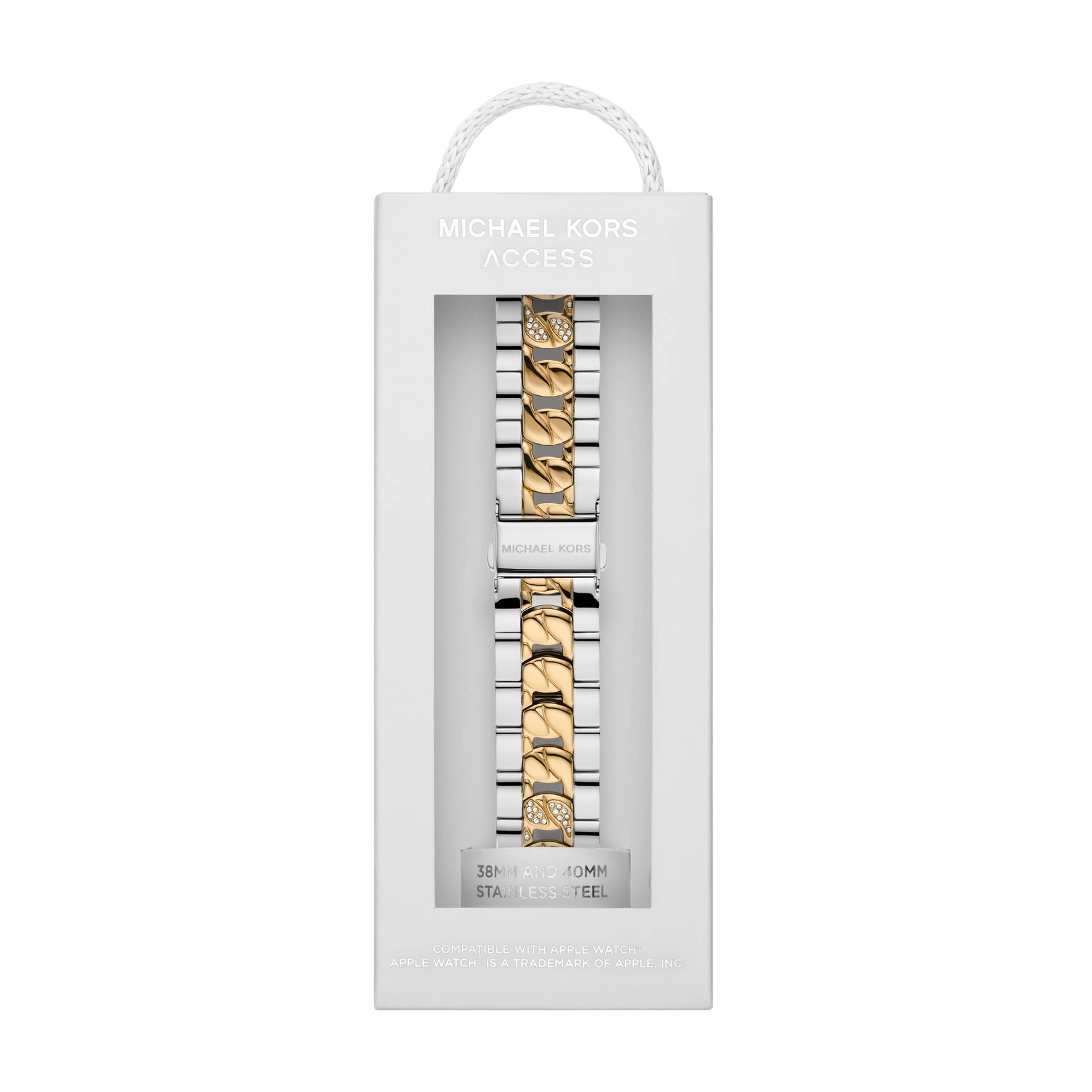 Foto 7 pulgar | Correa de Reloj Michael Kors de Acero Inoxidable Bicolor 38 40 mm - Venta Internacional