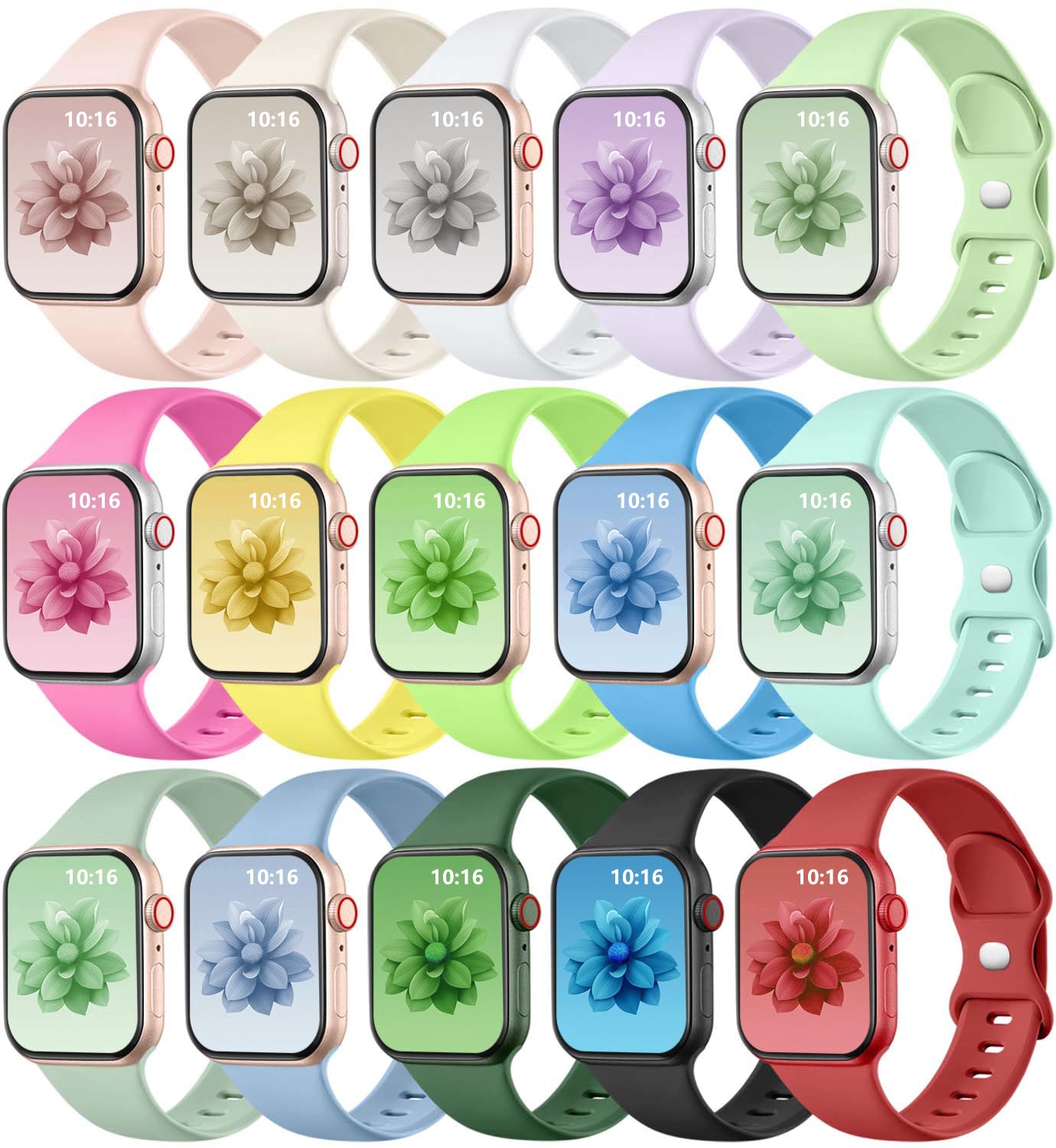 Foto 2 pulgar | Correas Geak 15 Piezas para Apple Watch-Venta Internacional