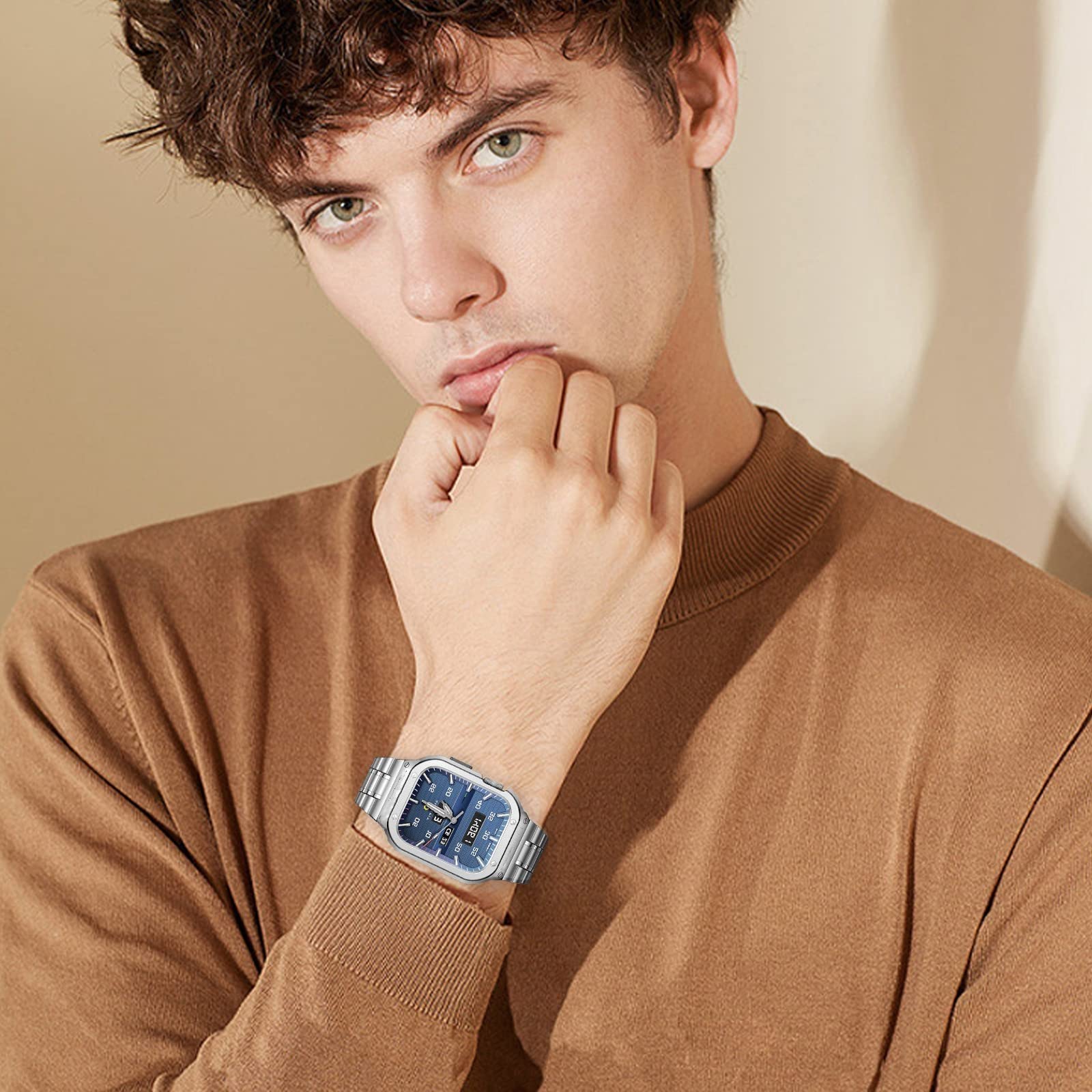 Foto 7 pulgar | Correa Miohhr Acero Inoxidable para Apple Watch 46 Mm - Venta Internacional