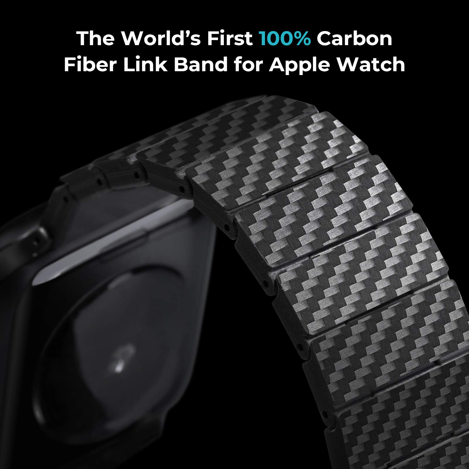 Foto 2 | Correa para Apple Watch Pitaka Fibra de Carbono - Venta Internacional