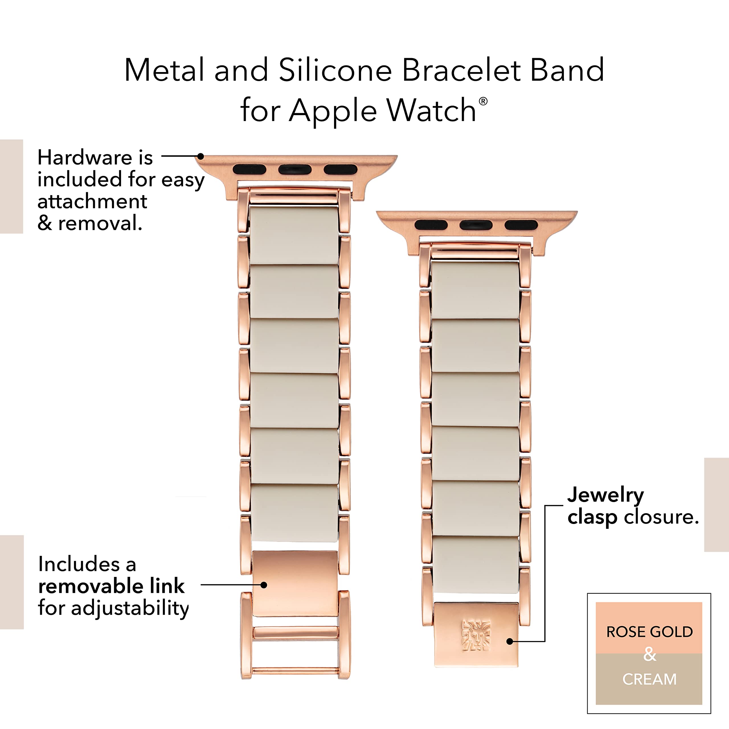 Foto 5 | Correa Anne Klein para Apple Watch-Venta Internacional