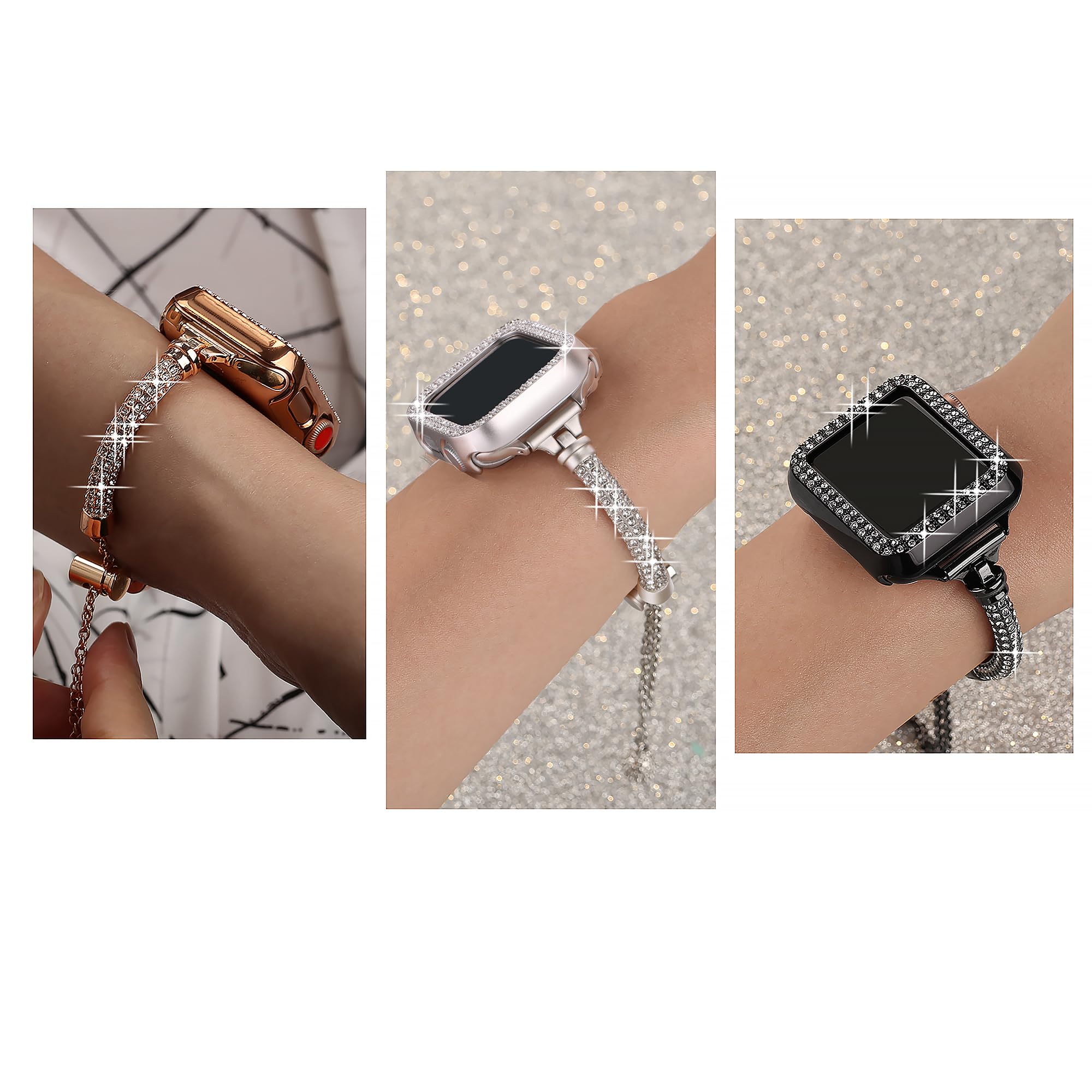 Foto 6 | Correa Secbolt Bling Metal 40 Mm - Venta Internacional
