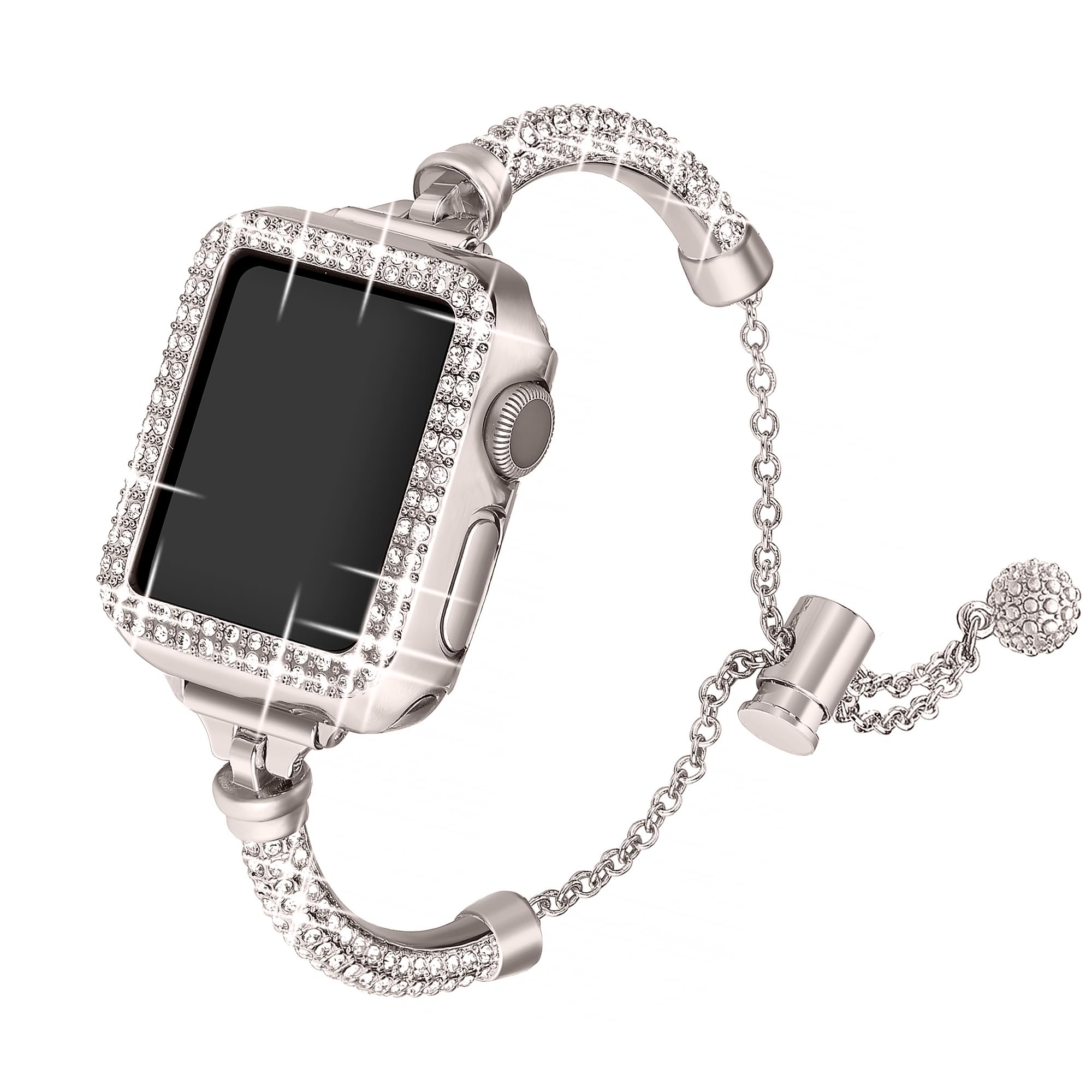 Foto 8 pulgar | Correa Secbolt Bling Metal 40 Mm - Venta Internacional