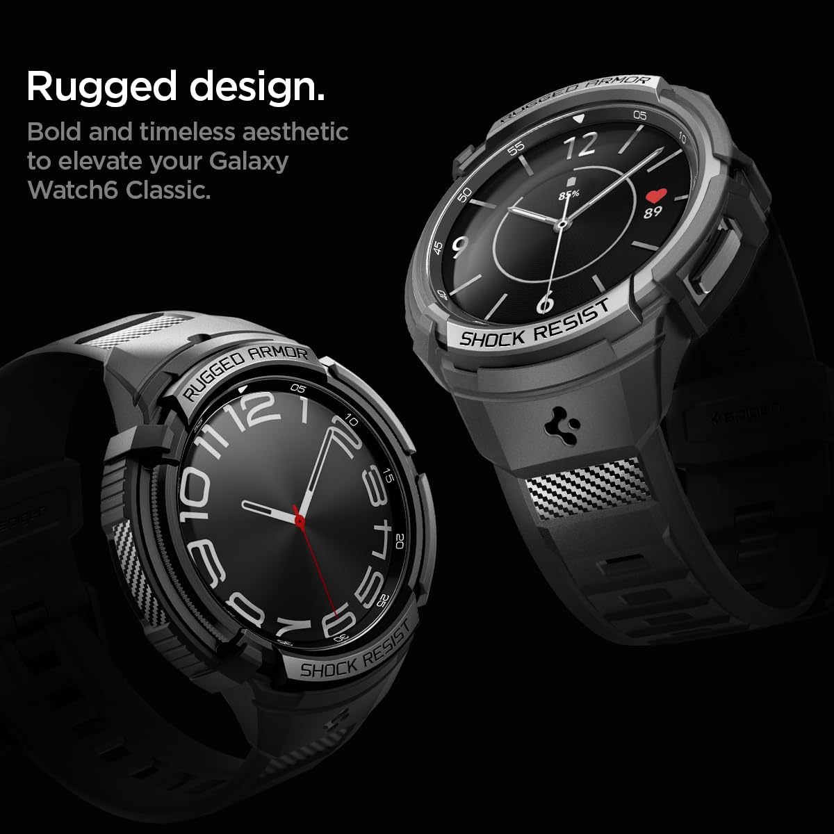 Foto 4 pulgar | Funda Con Banda Protectora Para Samsung Galaxy Watch 6 De 47 Mm - Venta Internacional.