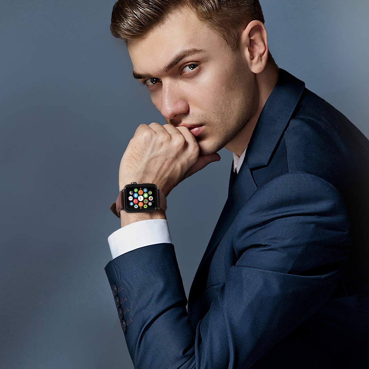 Foto 7 pulgar | Correa Huafiy para Apple Watch-Venta Internacional