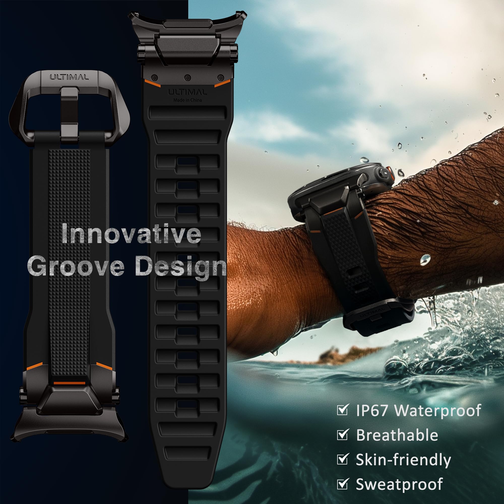 Foto 7 pulgar | Correa De Reloj Ultimal Para Samsung Galaxy Watch Ultra De 47 Mm - Venta Internacional.