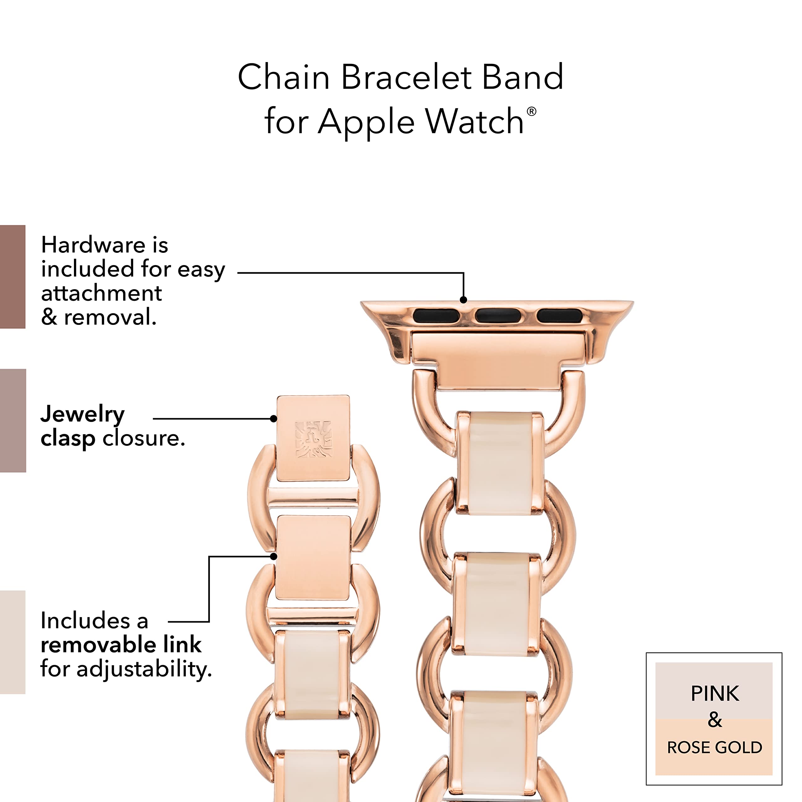 Foto 5 pulgar | Pulsera para Apple Watch Anne Klein - Venta Internacional