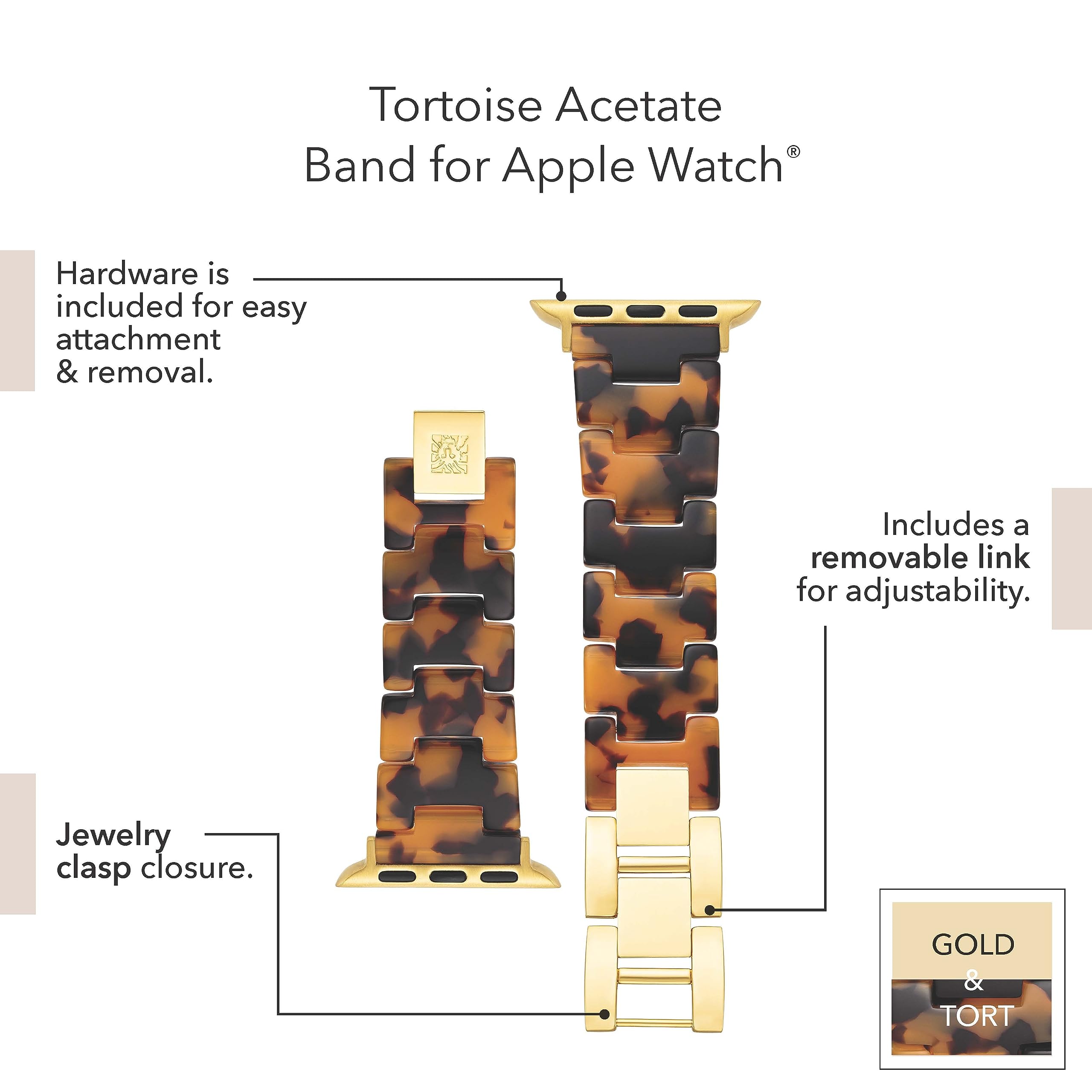 Foto 3 | Correa Anne Klein para Apple Watch-Venta Internacional