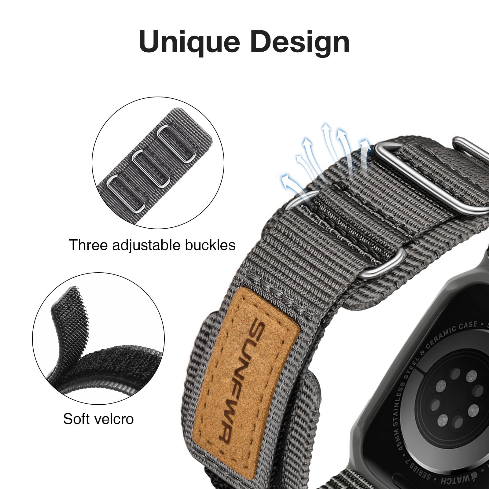 Foto 4 pulgar | Correa Sunfwr para Apple Watch - Venta Internacional