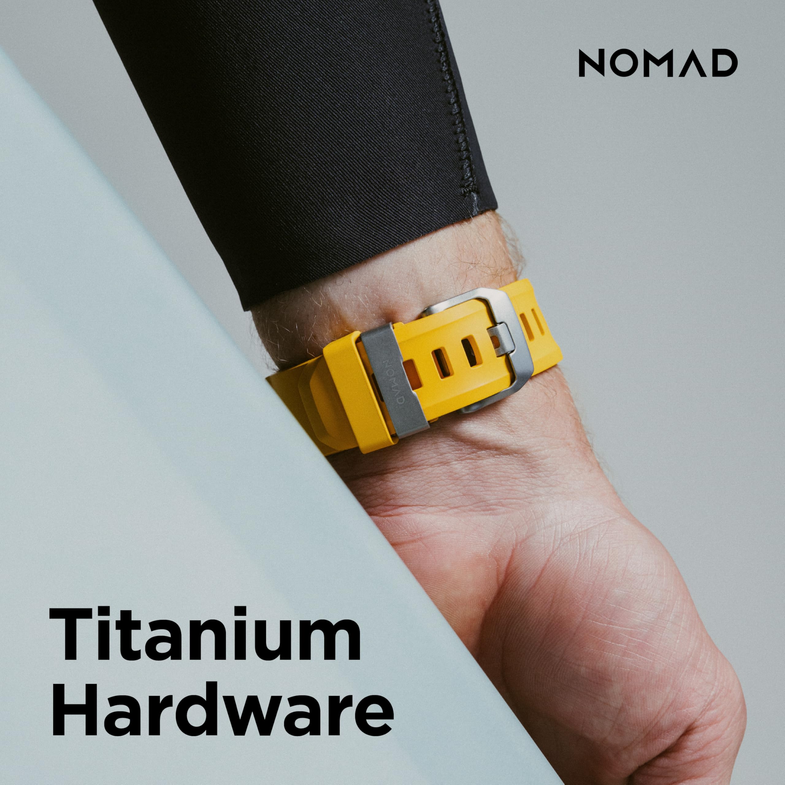 Foto 6 pulgar | Correa para Apple Watch Nomad Rocky Point Sol Amarillo - Venta Internacional