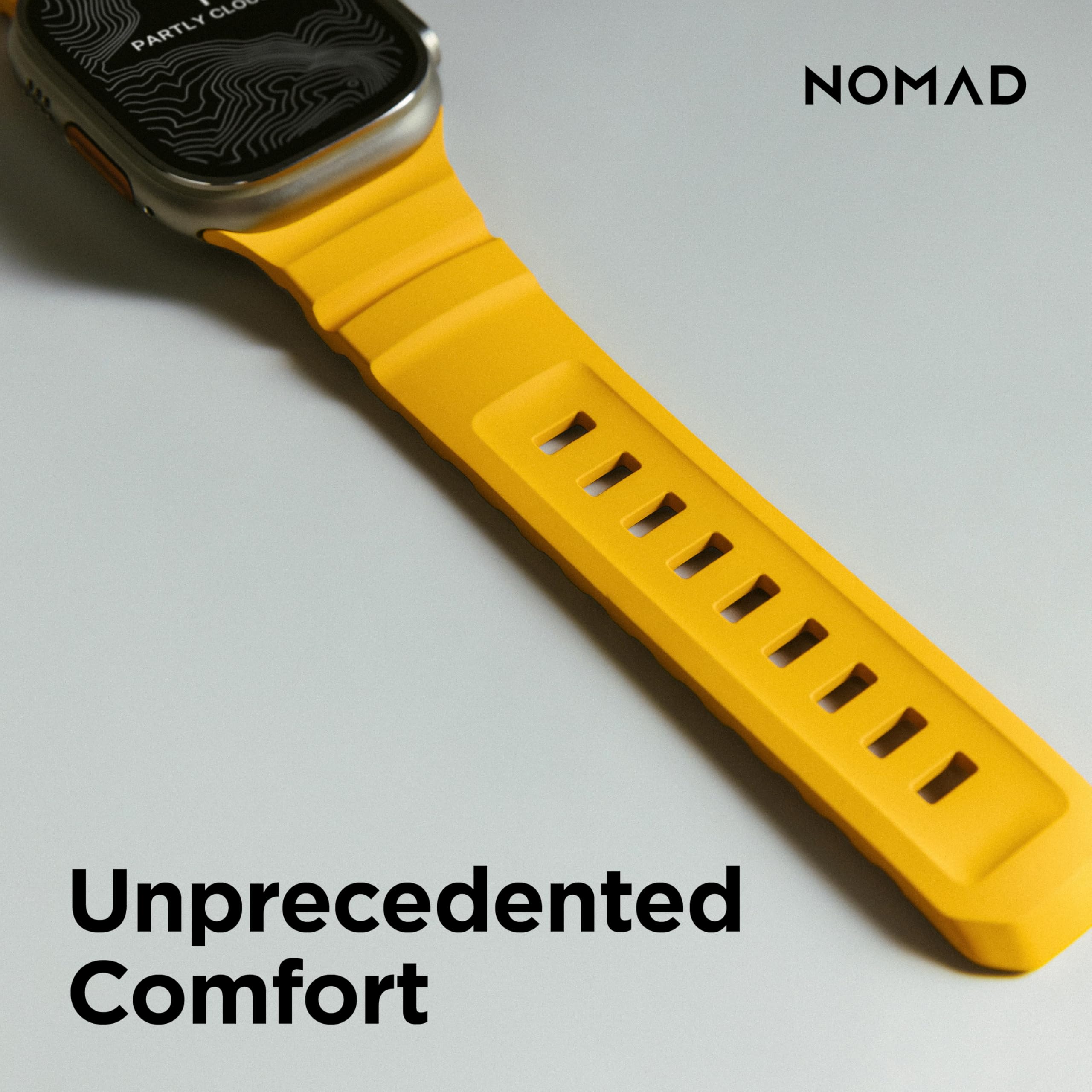 Foto 7 | Correa para Apple Watch Nomad Rocky Point Sol Amarillo - Venta Internacional