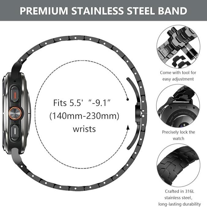 Foto 5 pulgar | Correa de Reloj Wonjoy Compatible con Samsung Galaxy Watch 7 Ultra de 47 mm - Venta Internacional