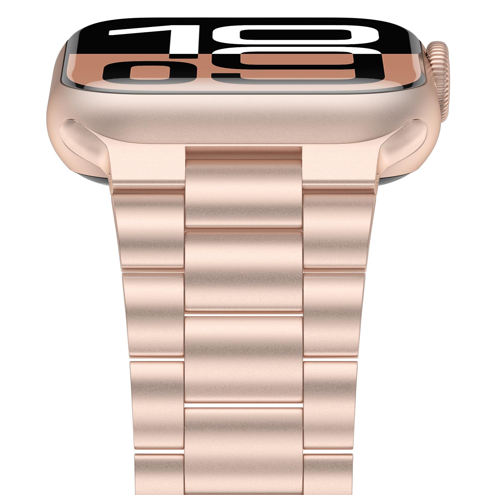 Foto 2 pulgar | Correa de Smartwatch Iiteeology Acero Inoxidable 42 mm color Oro Rosa - Venta Internacional