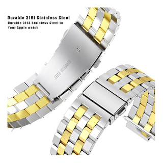 Foto 4 | Correa de Acero Inoxidable Suplink para Apple Watch - Venta Internacional