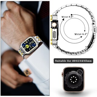 Foto 6 | Correa de Acero Inoxidable Suplink para Apple Watch - Venta Internacional