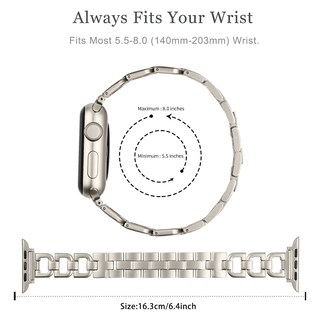 Foto 3 | Correa de Reloj Oulucci Compatible con Apple 45 mm 44 mm y 42 mm - Venta Internacional