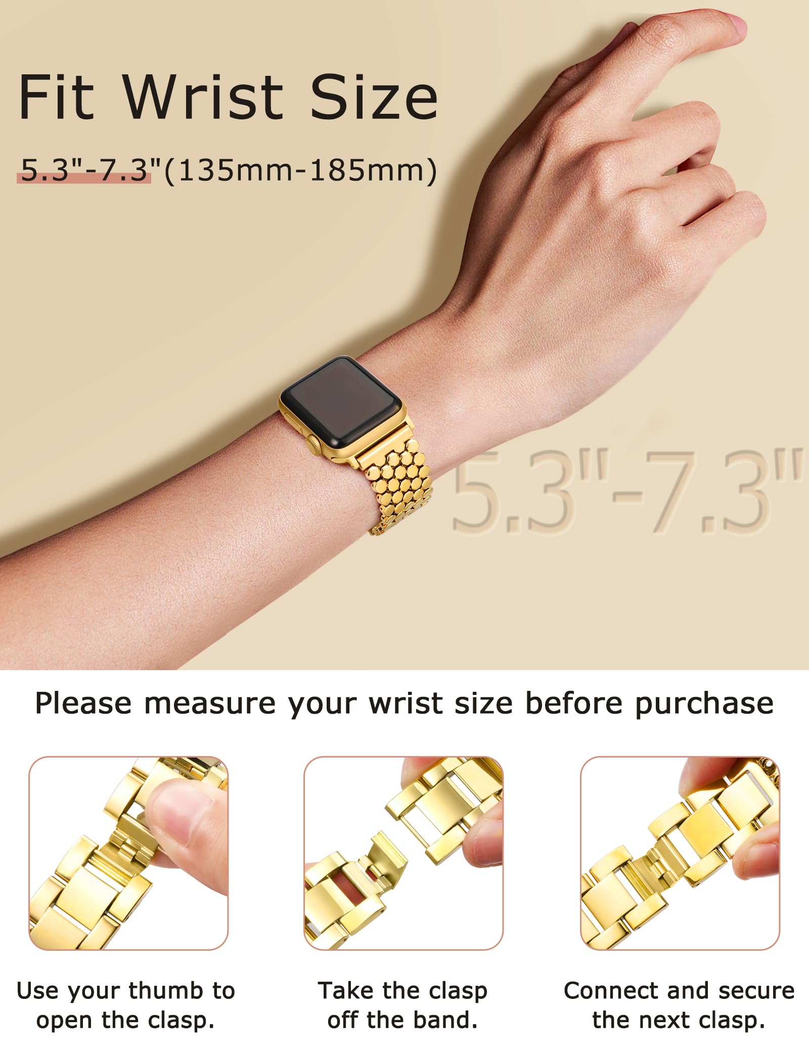 Foto 3 pulgar | Correa Minyee para Apple Watch - Venta Internacional