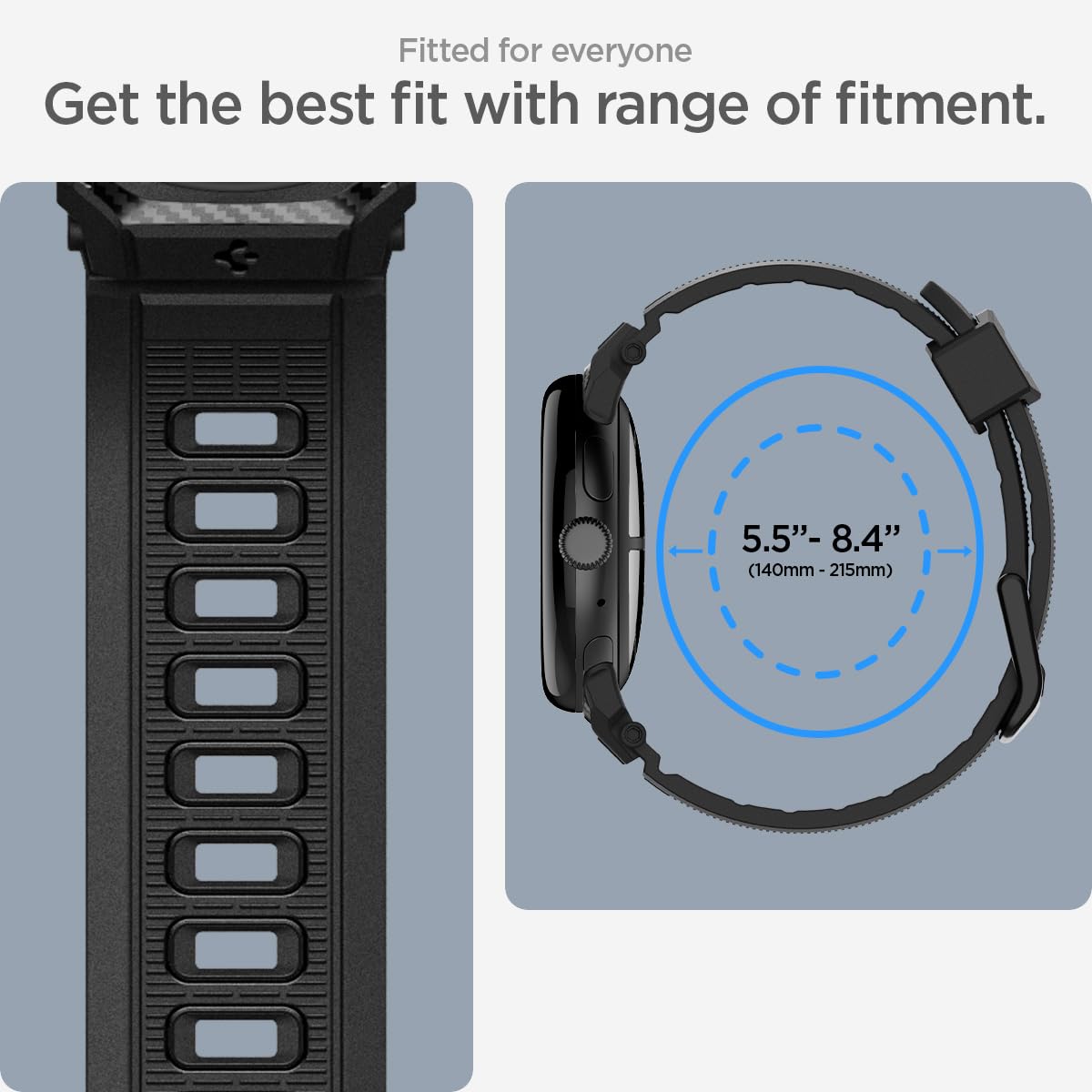 Foto 5 | Correa de Reloj Spigen Rugged Band para Google Pixel Watch 3 de 45 mm - Venta Internacional