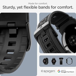 Foto 7 | Correa de Reloj Spigen Rugged Band para Google Pixel Watch 3 de 45 mm - Venta Internacional