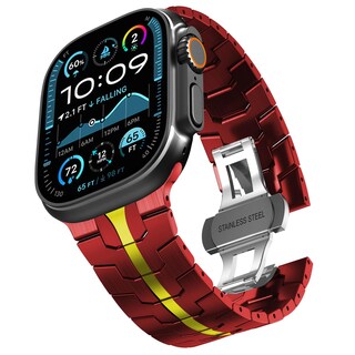 Foto 1 | Correa de Reloj Chanchy de Acero Inoxidable para Apple Watch 49 mm - Venta Internacional