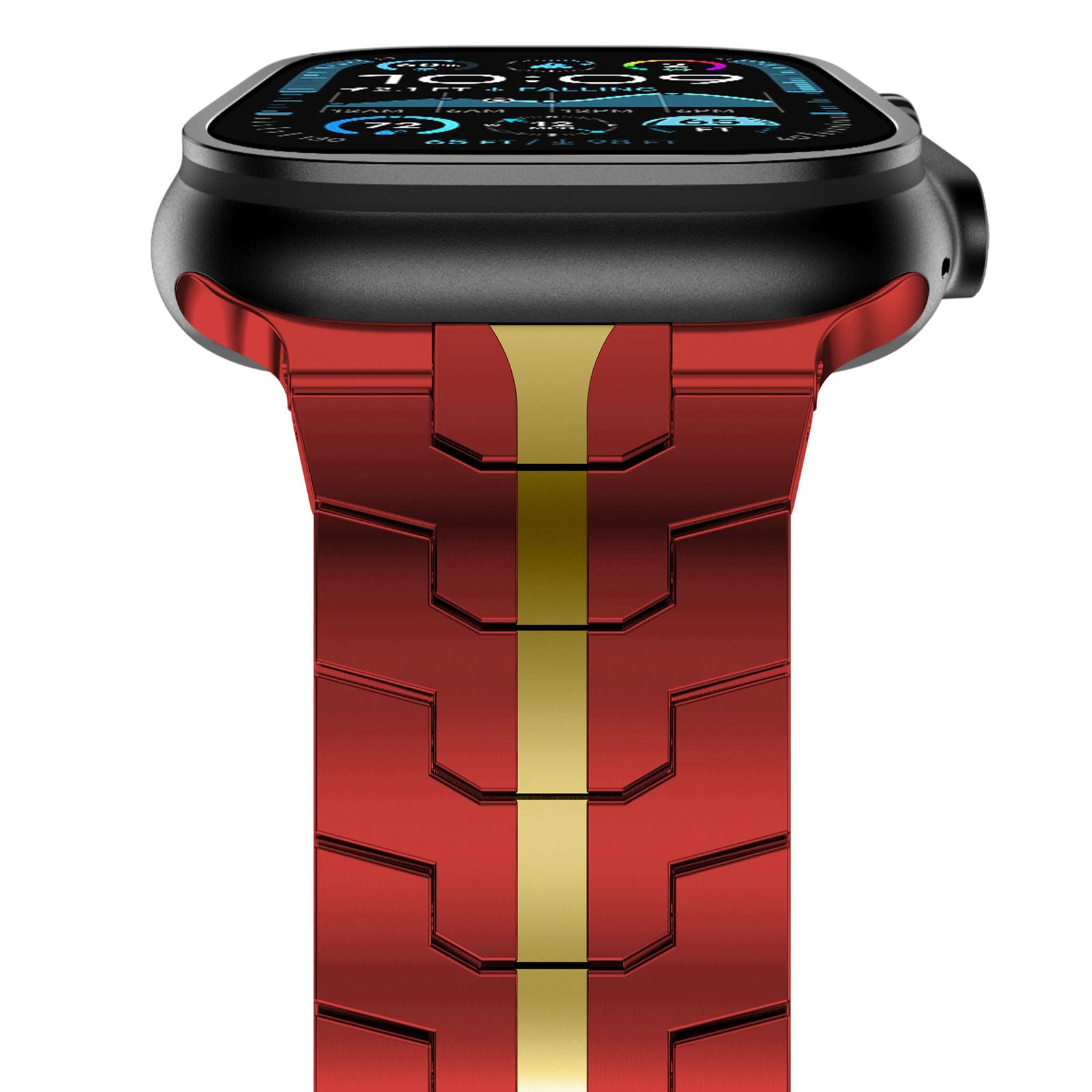 Foto 3 pulgar | Correa de Reloj Chanchy de Acero Inoxidable para Apple Watch 49 mm - Venta Internacional