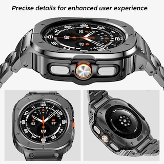 Foto 2 | Estuche y Correas de Reloj Suplink de Acero Inoxidable para Galaxy 7 - Venta Internacional.