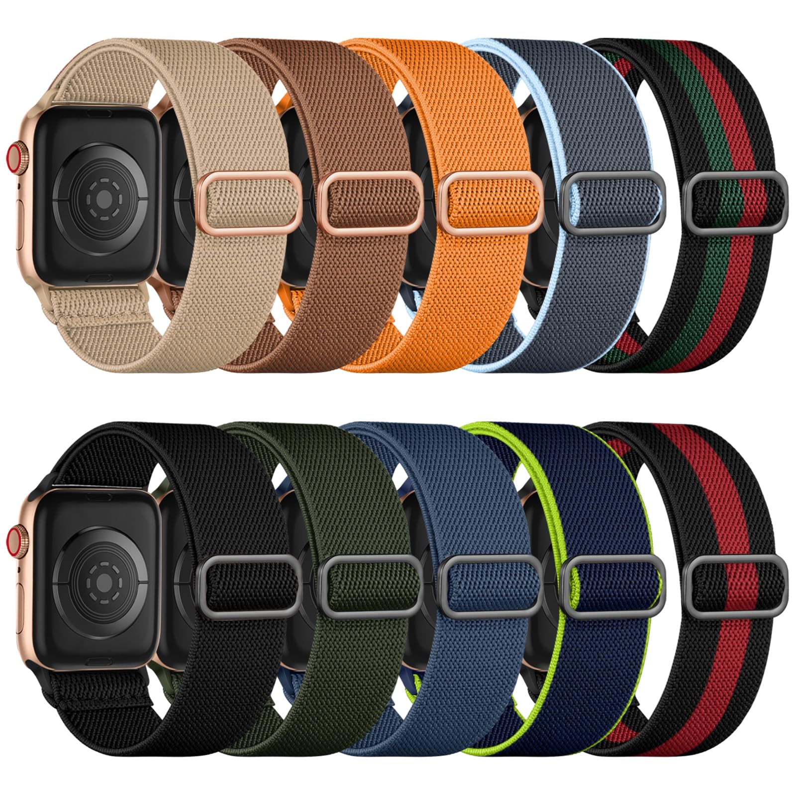 Foto 2 pulgar | Correas Maledan 10 Piezas para Apple Watch-Venta Internacional