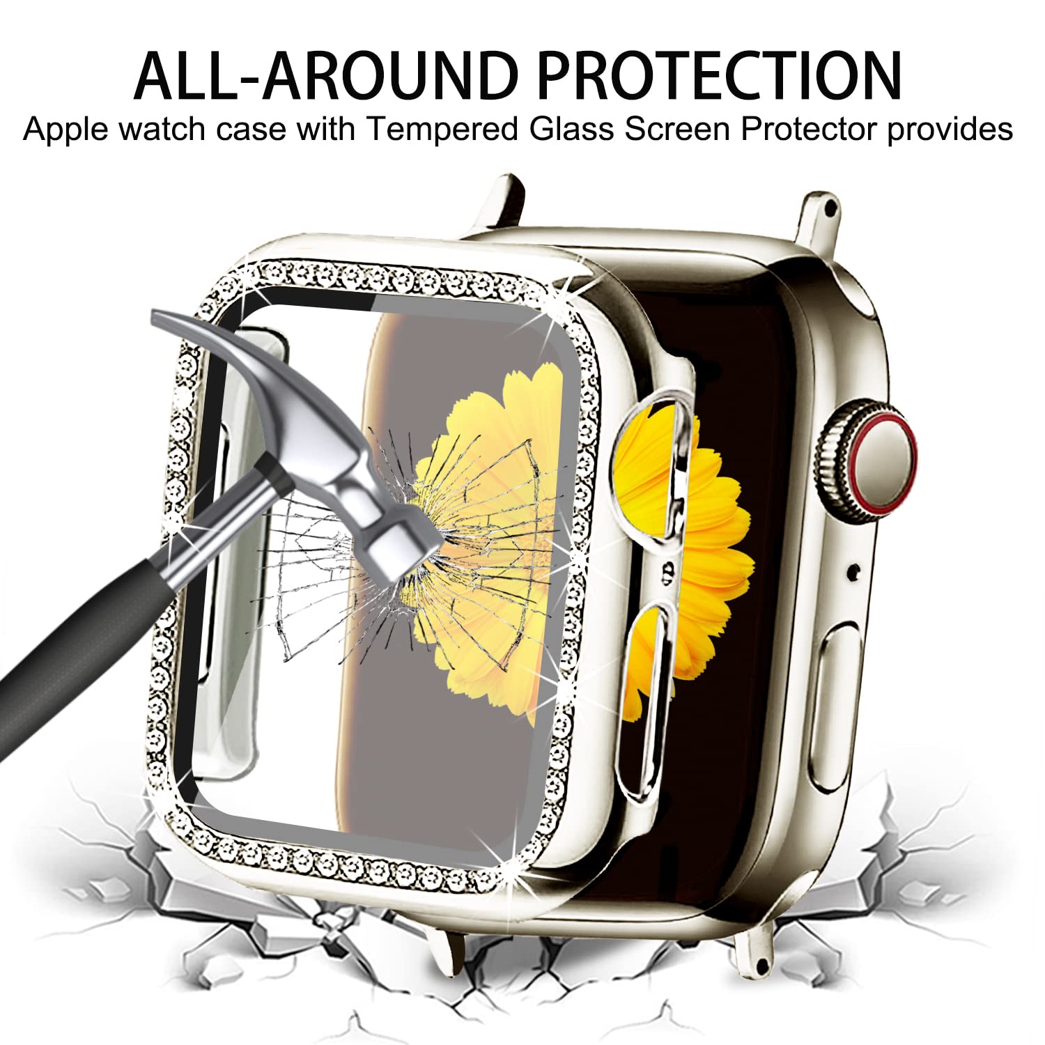 Foto 3 pulgar | Correa con Funda Mesime para Apple Watch-Venta Internacional