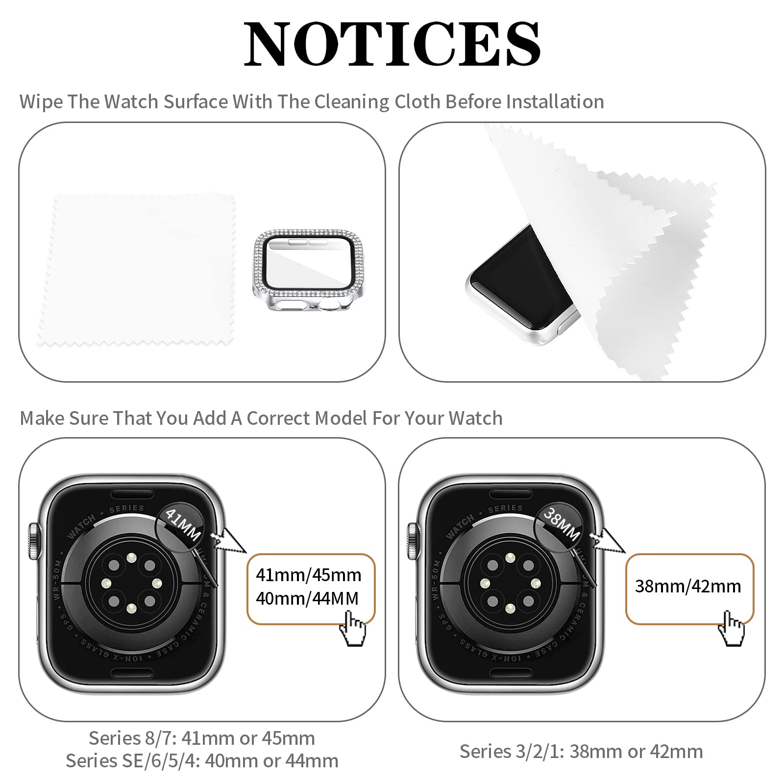 Foto 7 | Correa de Reloj Joyozy Compatible con Apple Watch de 40 mm para Mujer - Venta Internacional