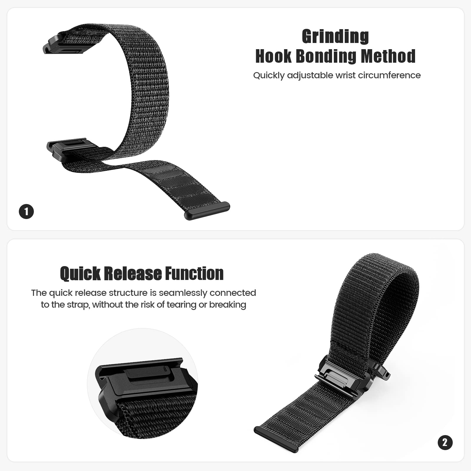 Foto 5 pulgar | Correa Cuzow Compatible con Garmin Fenix 8-Venta Internacional