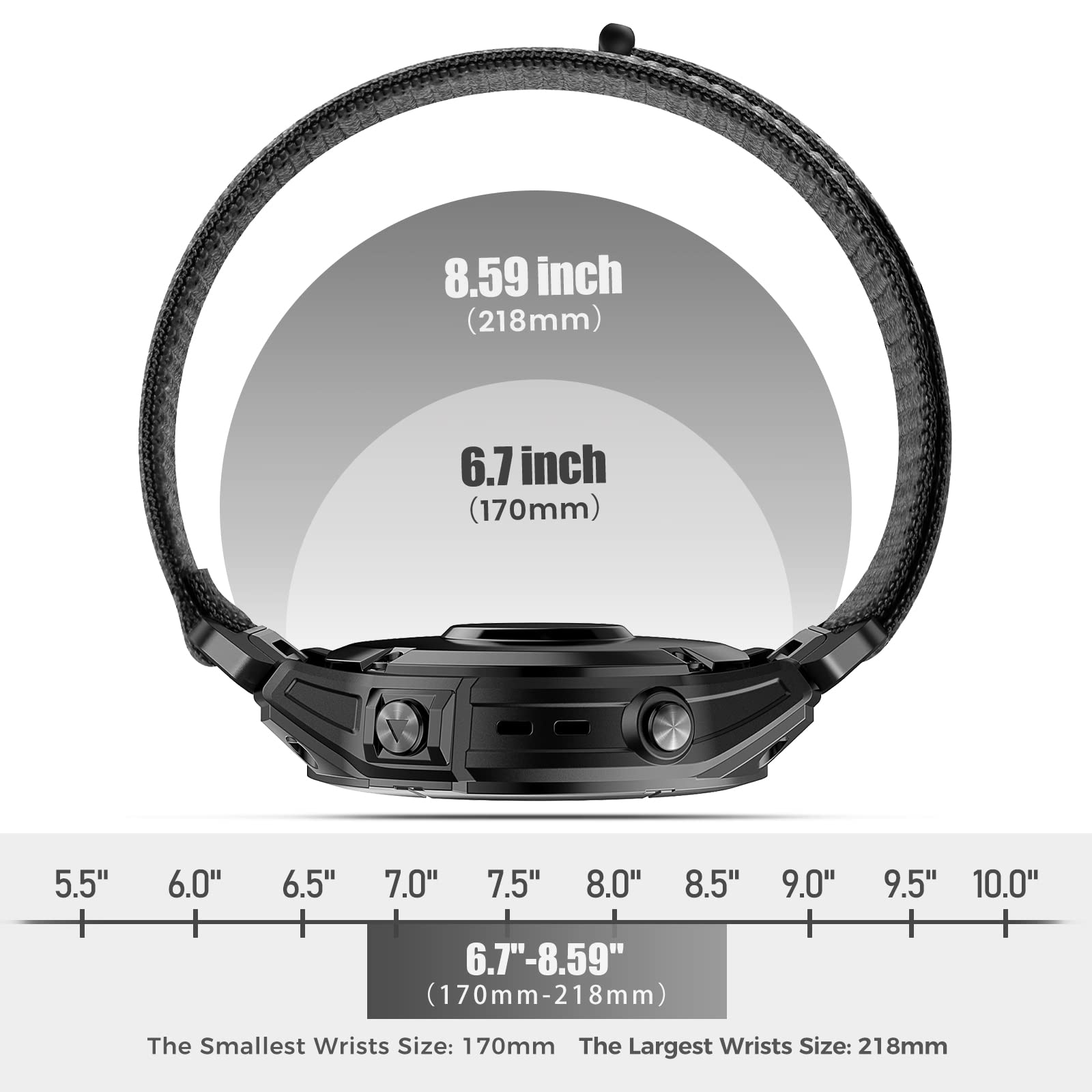 Foto 6 pulgar | Correa Cuzow Compatible con Garmin Fenix 8-Venta Internacional