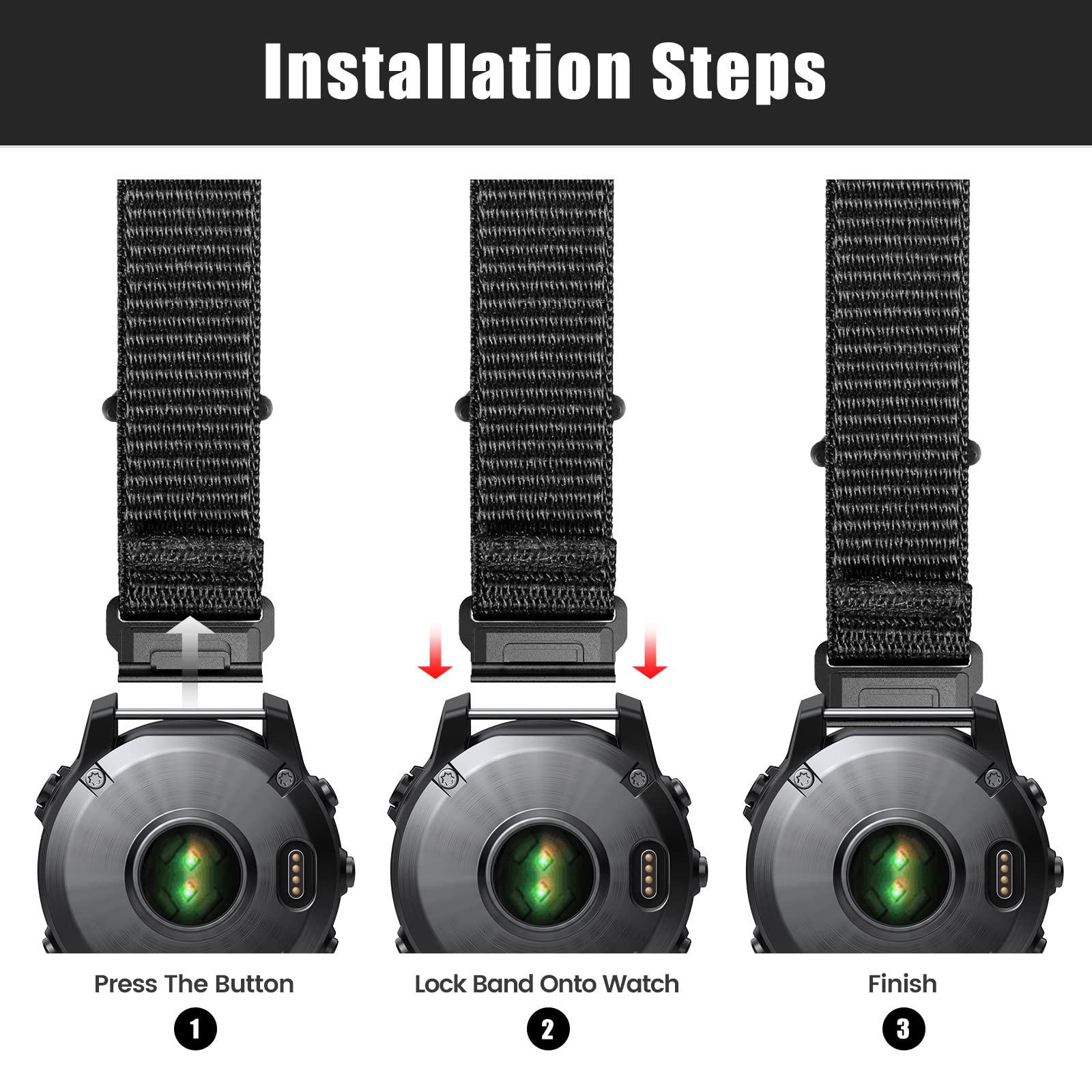 Foto 7 pulgar | Correa Cuzow Compatible con Garmin Fenix 8-Venta Internacional