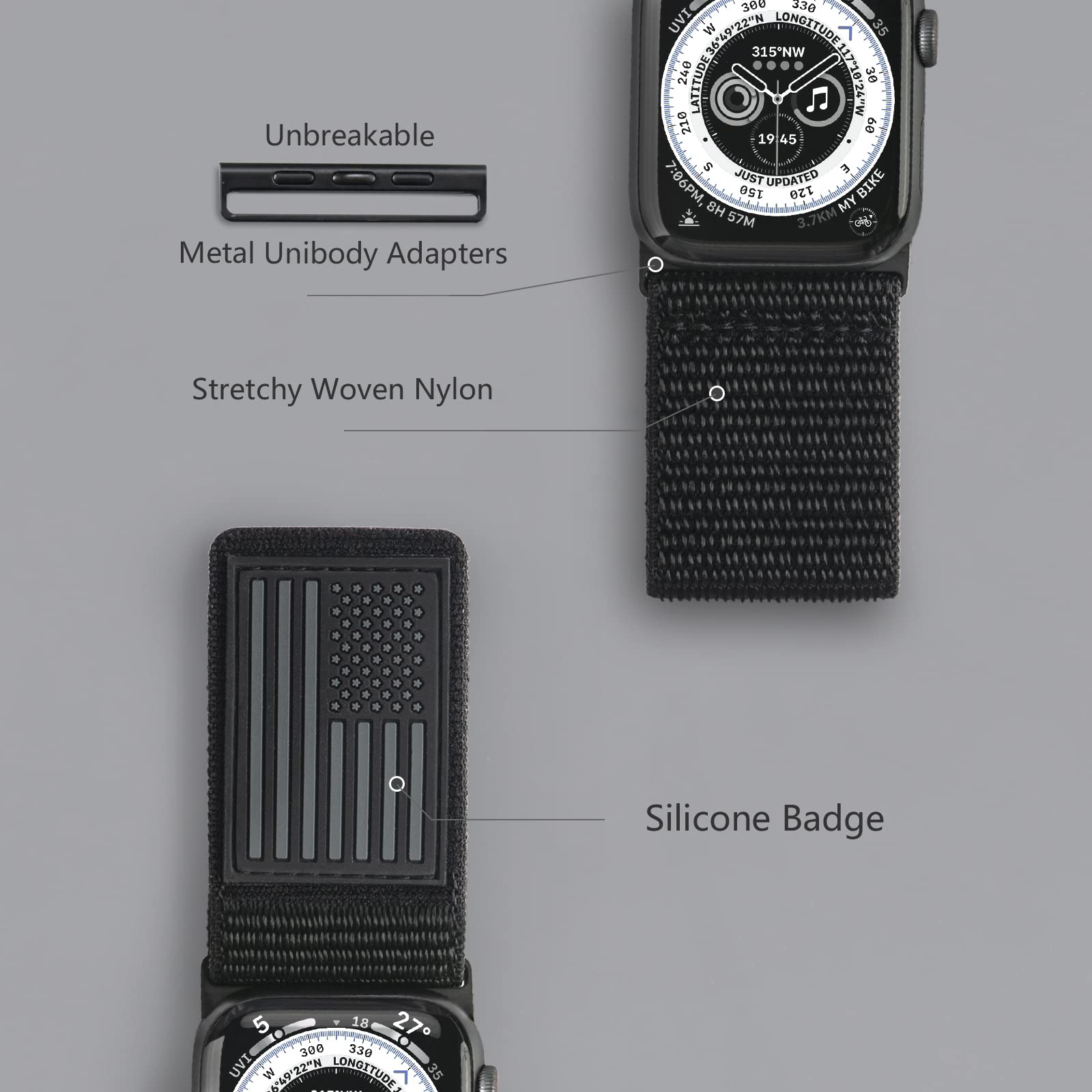 Foto 3 pulgar | Correa Tefeca Fortitude Series para Apple Watch - Venta Internacional