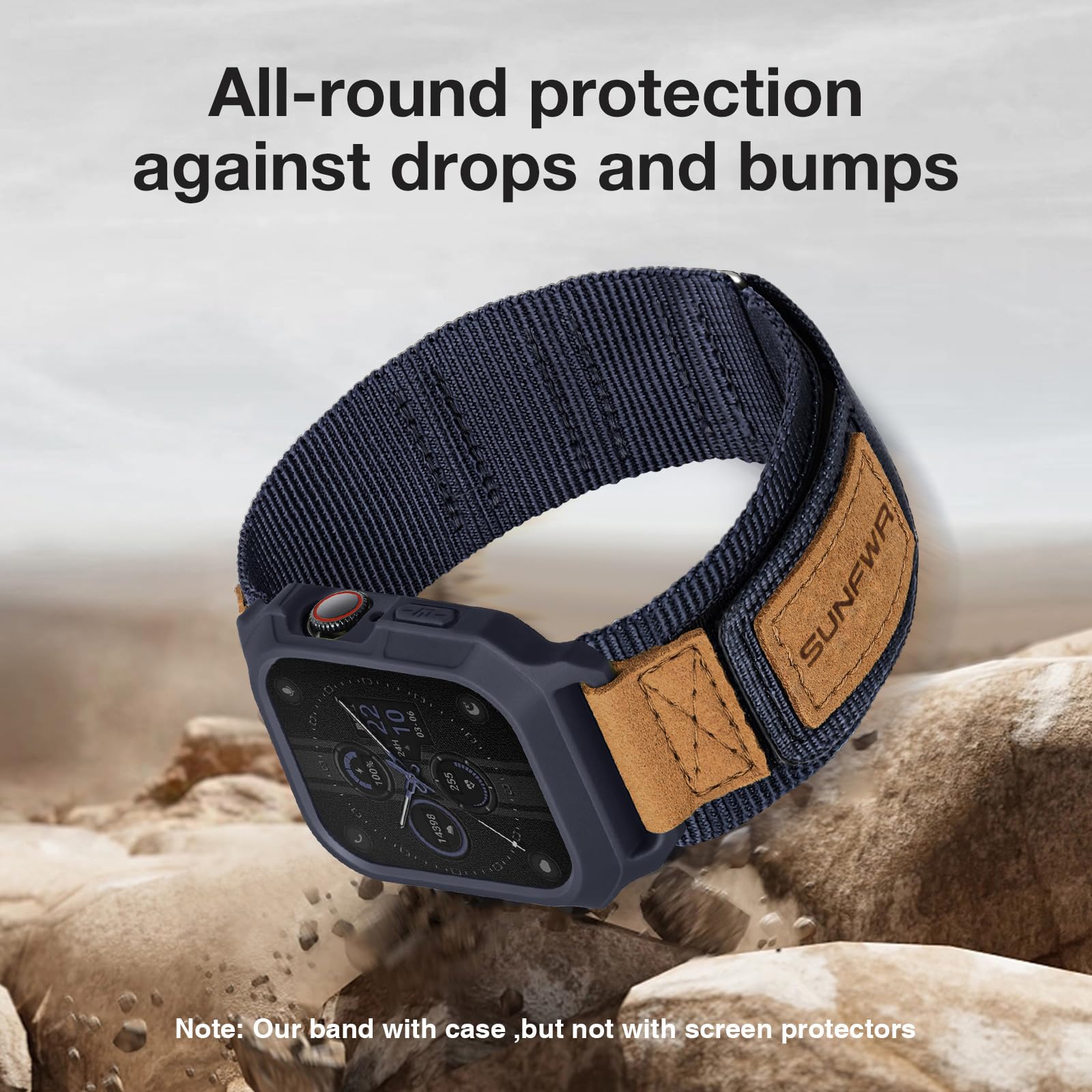 Foto 5 | Correa de Reloj Sunfwr Compatible con Apple Watch de 44 mm y 45 mm - Venta Internacional