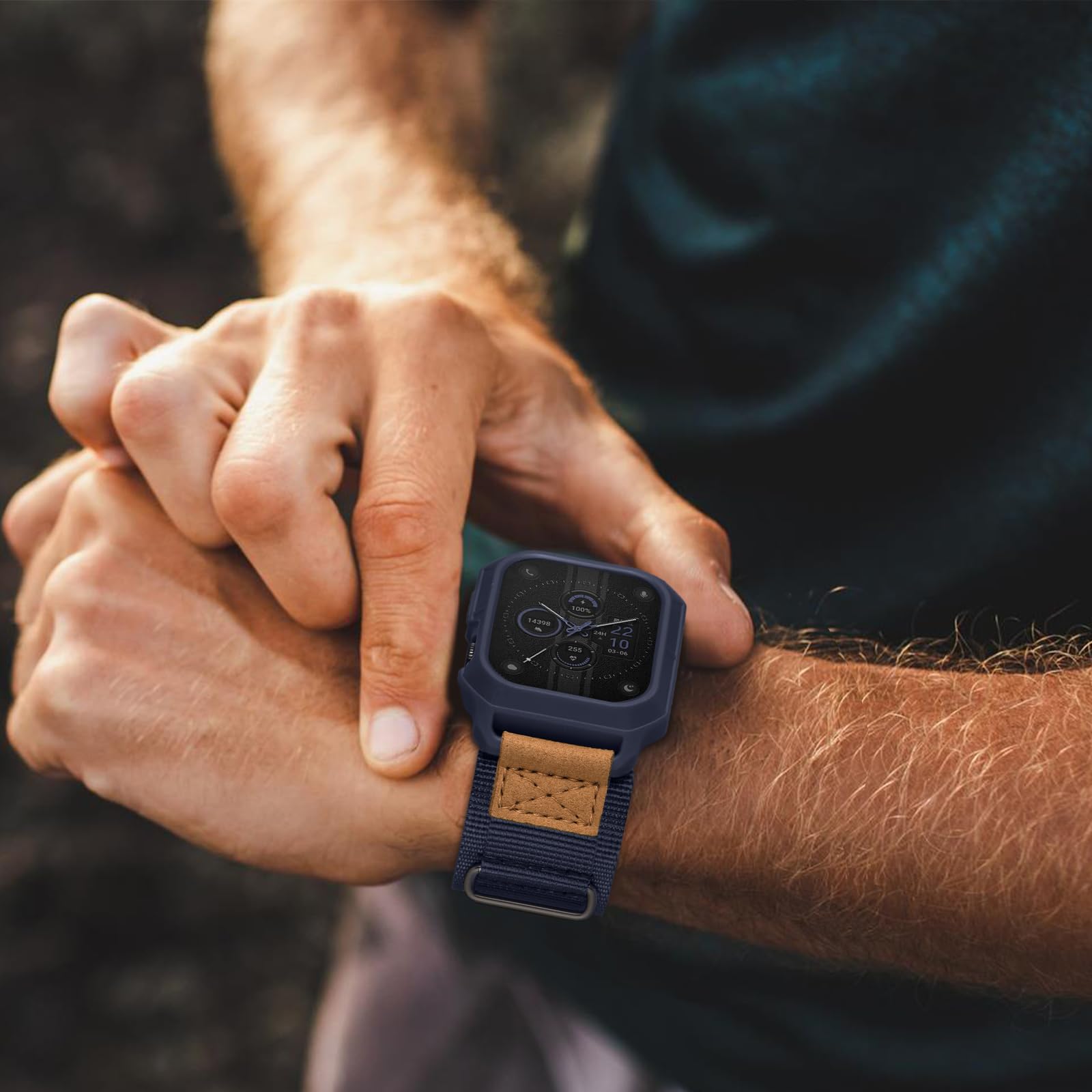 Foto 8 pulgar | Correa de Reloj Sunfwr Compatible con Apple Watch de 44 mm y 45 mm - Venta Internacional