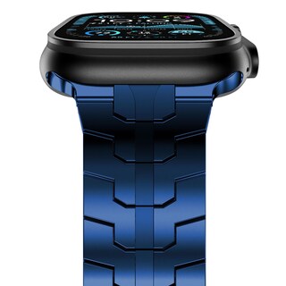Foto 2 | Correa de Reloj Chanchy Acero Inoxidable para Apple Watch 49 mm Azul - Venta Internacional
