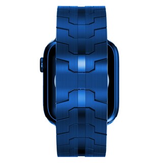 Foto 4 | Correa de Reloj Chanchy Acero Inoxidable para Apple Watch 49 mm Azul - Venta Internacional