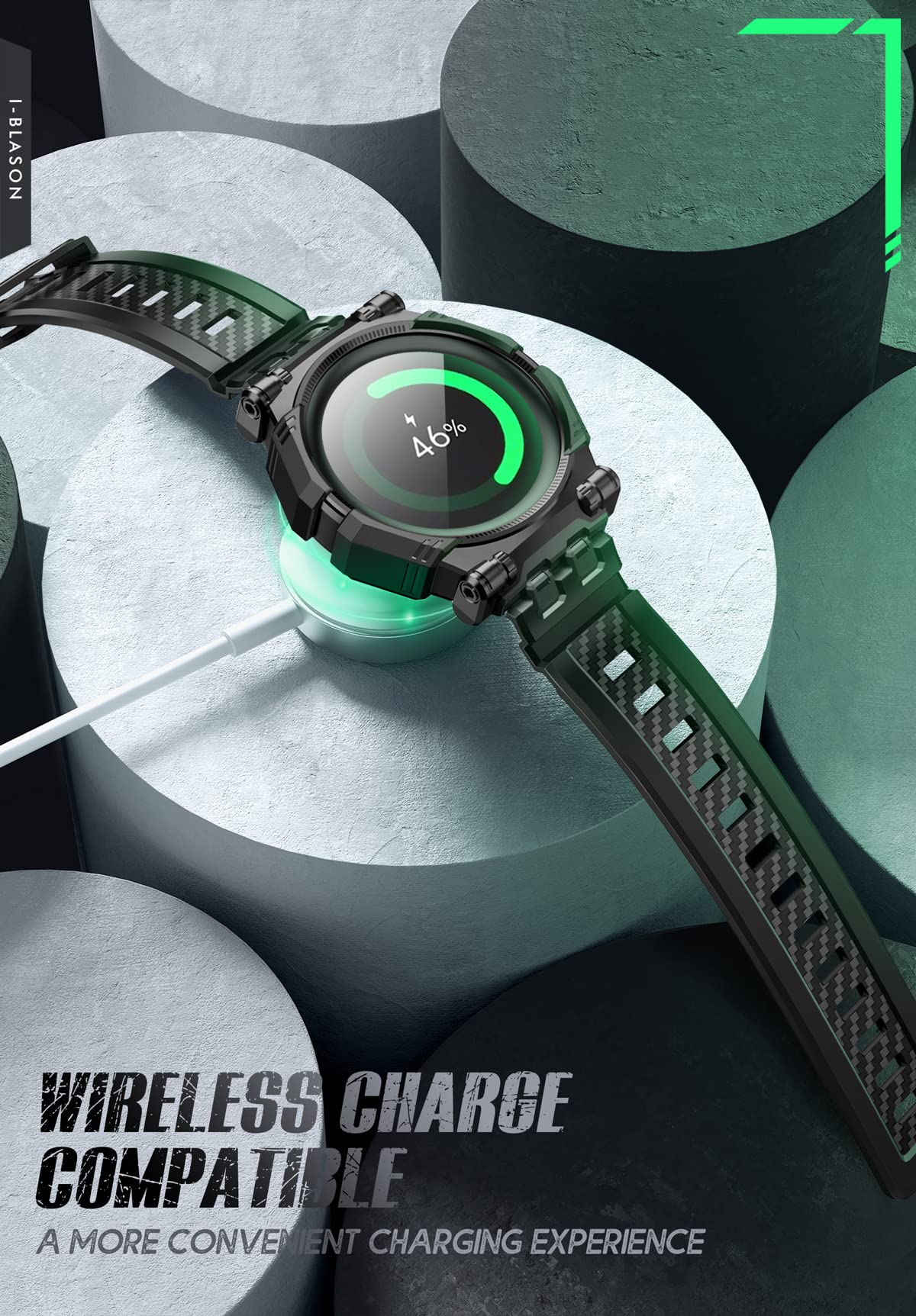 Foto 5 pulgar | Funda Watch Band + I-blason para Samsung Galaxy Watch 5 Pro - Venta Internacional