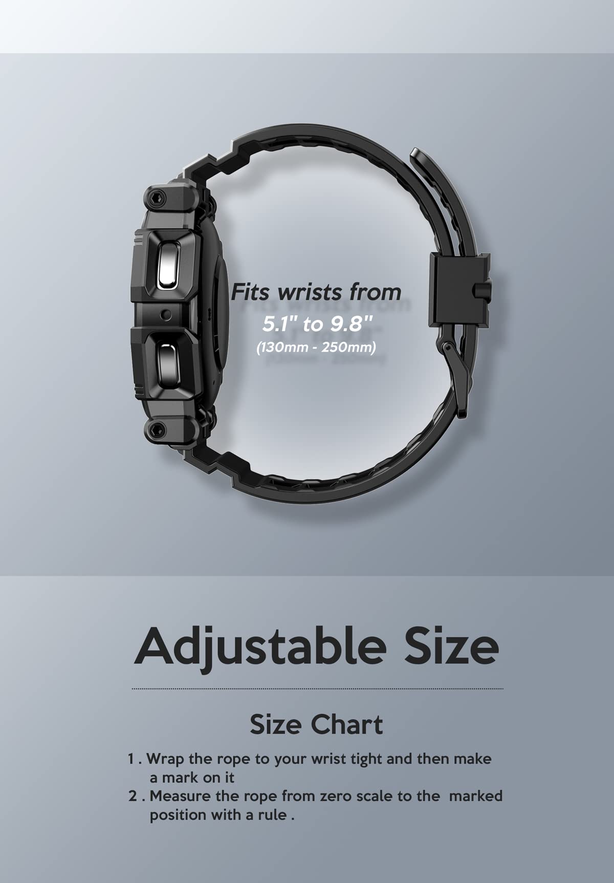 Foto 8 pulgar | Funda Watch Band + I-blason para Samsung Galaxy Watch 5 Pro - Venta Internacional