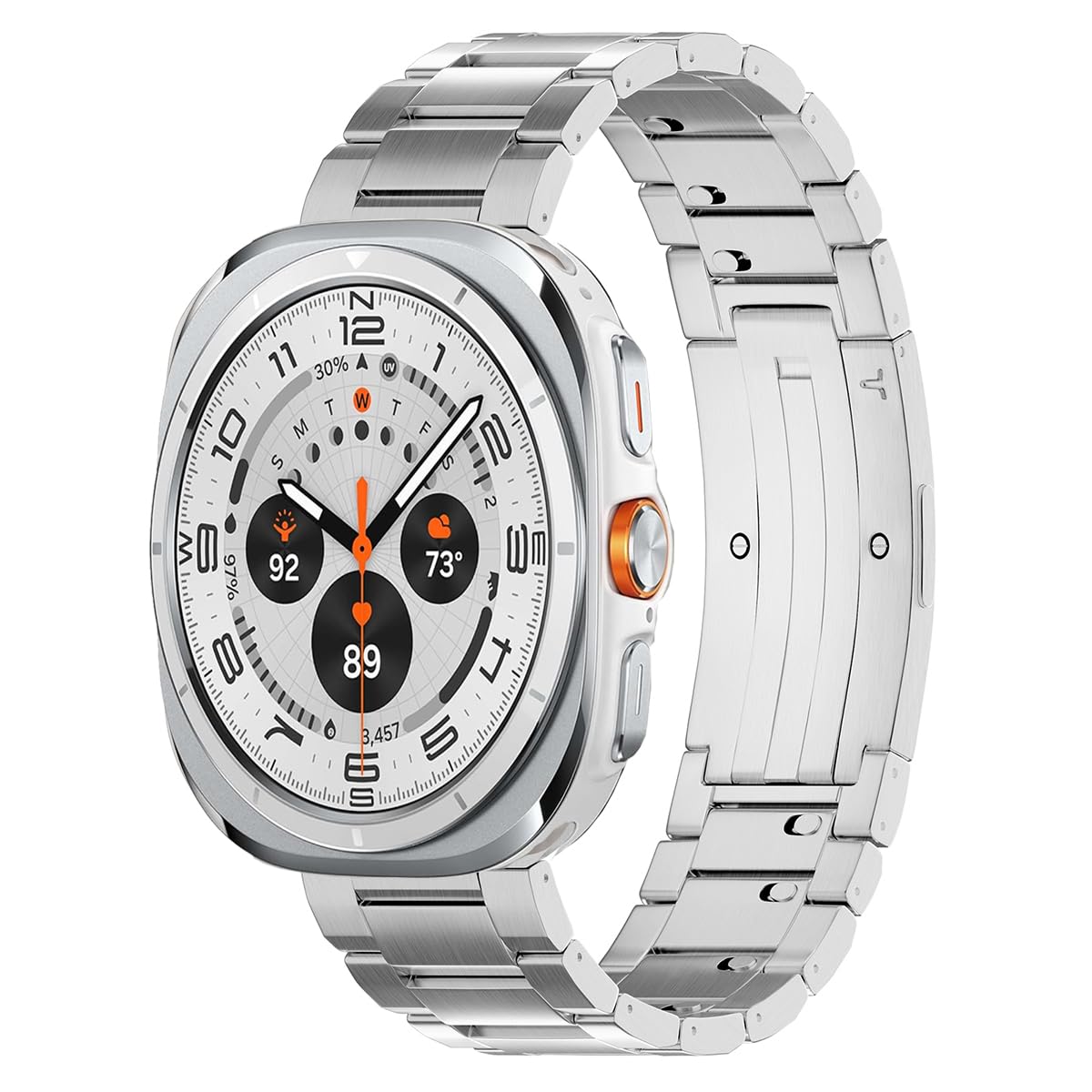 Foto 2 pulgar | Correa de Reloj Ldfas para Samsung Galaxy Watch 7 Ultra de 47 mm Titanio - Venta Internacional