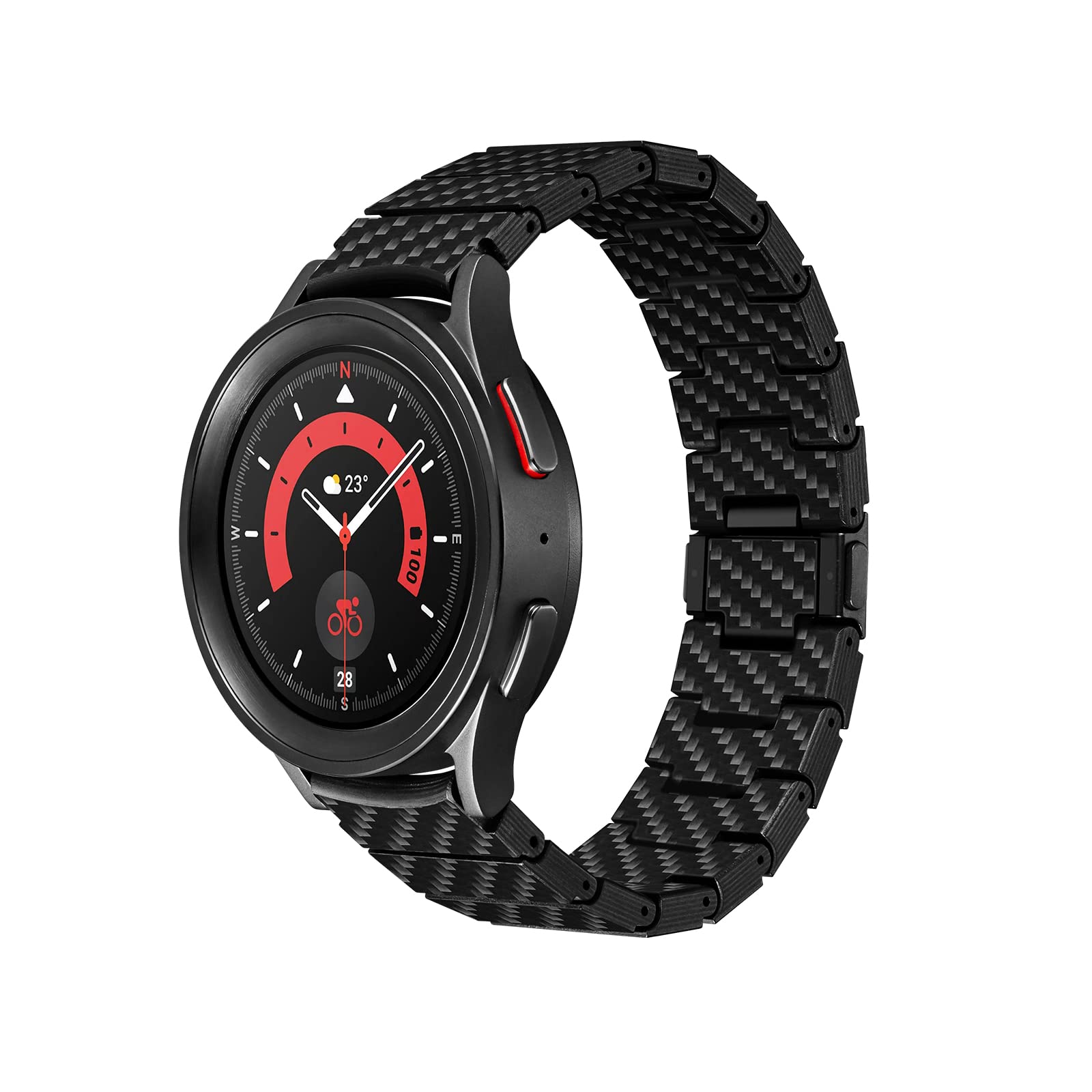 Foto 2 pulgar | Correa de Reloj de Fibra de Carbono para Galaxy Watch 7/6/5/4 - Venta Internacional